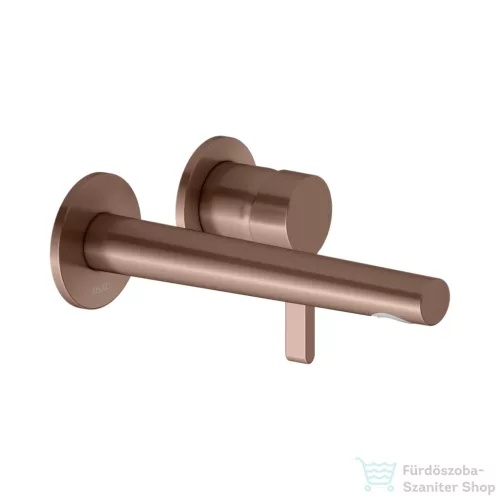 Keuco EDITION 400 falsík alatti mosdó csaptelep 19,7 cm-es kifolyóval, alaptest nélkül, szálcsiszolt rozéarany 51516290200