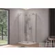 Kolpa San Polaris R 90 SBR/1 íves nyílóajtós zuhanykabin, króm  515370