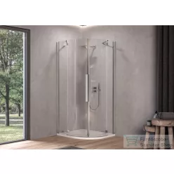   Kolpa San Polaris R 100 SBR/1 íves nyílóajtós zuhanykabin, króm   515380