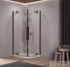 Kolpa San Polaris R 90 B/1 íves nyílóajtós zuhanykabin, fekete  515390