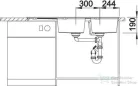 Blanco ZIA 8 S SILGRANIT® mosogató medence, fehér 515597