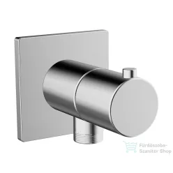   Hansa gégecső csatlakozó elzáró szeleppel,króm 51570172