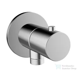   Hansa gégecső csatlakozó elzáró szeleppel,króm 51570173