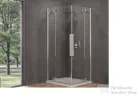 Kolpa San Polaris Fold Q 90 SBR/1 szögletes harmonika rendszerű zuhanykabin, króm  516100