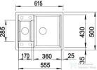 Blanco METRA 6 SILGRANIT® mosogató medence, antracit 516179