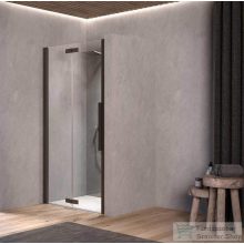   Kolpa San Polaris Fold N 90-L B/1 falsíkra csukható zuhanyajtó két fal közé, balos, fekete 516410