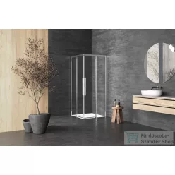   Kolpa San Libra Q 100x100 szögletes zuhanykabin, króm 516830