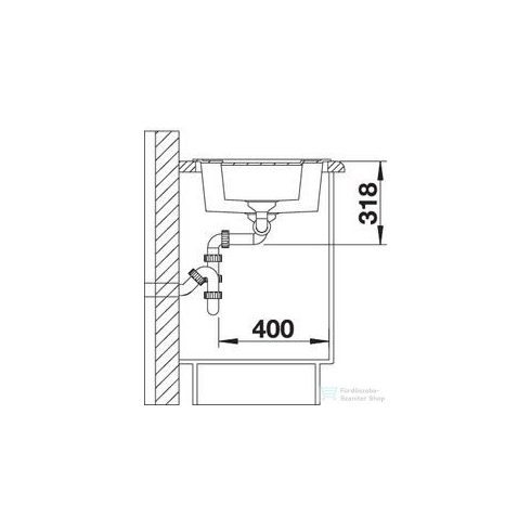 BLANCO METRA 6 tartufo silgránit forgatható mosogató medence 517352