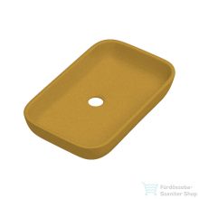   Coycama Masai 51x32,5 cm-es pultra ültethető mosdó leeresztő nélkül,metallised gold 51816051