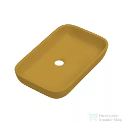   Coycama Masai 51x32,5 cm-es pultra ültethető mosdó leeresztő nélkül,metallised gold 51816051