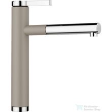   BLANCO Linee-S Silgránit-look kihúzható fejes mosogató csaptelep, tartufo/króm 518446