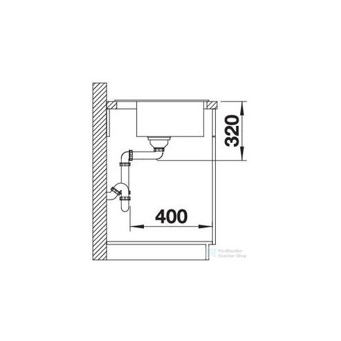BLANCO DALAGO 5 fehér silgranit mosogató medence 518524