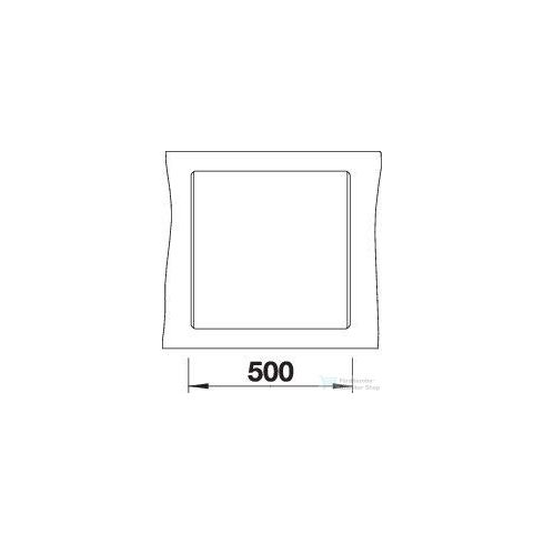BLANCO DALAGO 5-F silgranit mosogató medence (munkalapszintű beépítéssel) fehér 518532