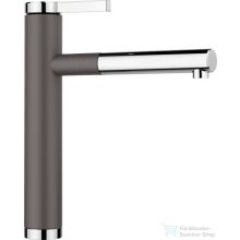   BLANCO Linee-S Silgránit-look kihúzható fejes mosogató csaptelep, palaszürke/króm 518804