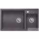 Blanco METRA 9 SILGRANIT® mosogató medence, balos főmedence, palaszürke 518886