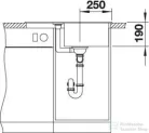Blanco METRA 45 S Compact SILGRANIT® mosogató medence, palaszürke 519562