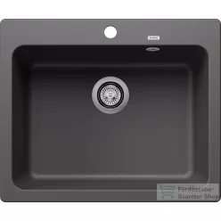   Blanco NAYA 6 61,5x51 cm-es SILGRANIT® mosogató medence, palaszürke 519639