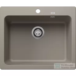   Blanco NAYA 6 61,5x51 cm-es SILGRANIT® mosogató medence, tartufo 519644