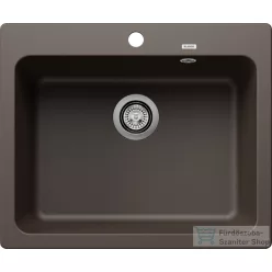   Blanco NAYA 6 61,5x51 cm-es SILGRANIT® mosogató medence, kávé 519645