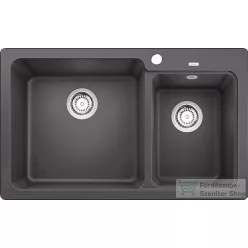   Blanco NAYA 8 81,5x50 cm-es SILGRANIT® mosogató medence, palaszürke 519647
