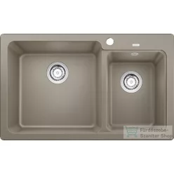   Blanco NAYA 8 81,5x50 cm-es SILGRANIT® mosogató medence, tartufo 519652