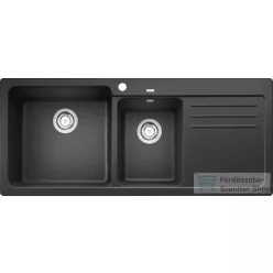   Blanco NAYA 8 S 116x50 cm-es SILGRANIT® mosogató medence, jobb oldali csepegtetővel, antracit 519654