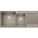 Blanco NAYA 8 S 116x50 cm-es SILGRANIT® mosogató medence, jobb oldali csepegtetővel, tartufo 519660