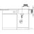 BLANCO ZIA 5 S fehér silgranit forgatható mosogató medence 520515