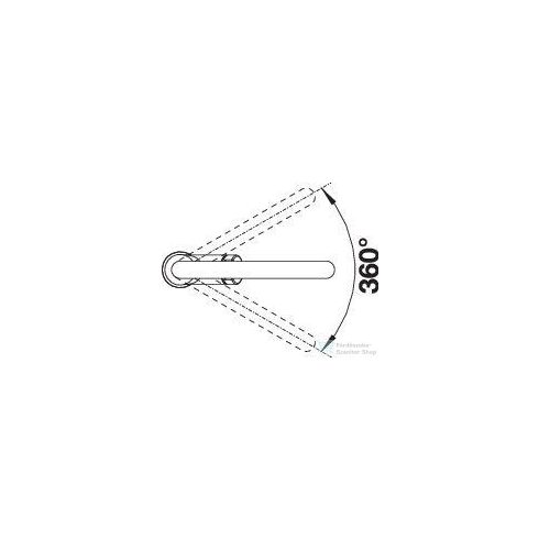 BLANCO Carena fix kifolyóval rendelkező mosogató csaptelep, króm 520766