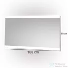 Leziter Liv 100 tükör led világítással 100x60 cm 5210-10060