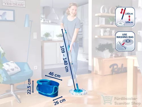 Leifheit Clean Twist Ergo felmosó szett, 52101