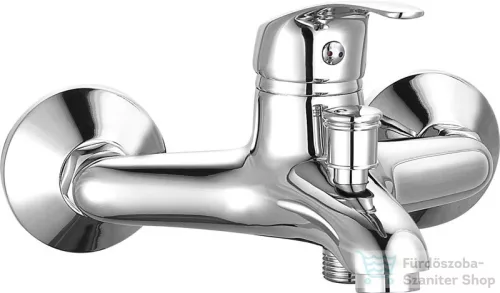 AQUALINE 50 kádtöltő csaptelep zuhanyszett nélkül, bekötés:150mm, króm 52118