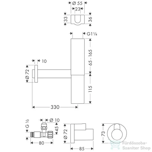 Hansgrohe Flowstar szett, króm 52120000