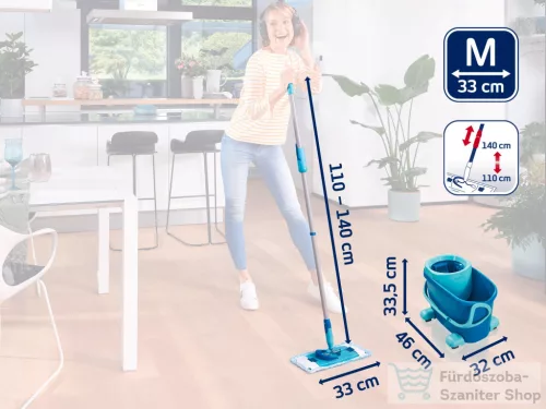 Leifheit Clean Twist M Ergo Mobil felmosó szett, 52121