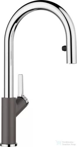 Blanco CARENA-S Vario SILGRANIT-LOOK mosogató csaptelep, kihúzható zuhanyfejjel, palaszürke 521359