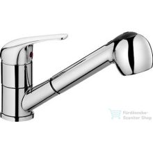   AQUALINE 40 mosogató-csaptelep, kihúzható zuhanyfejjel, króm 52137