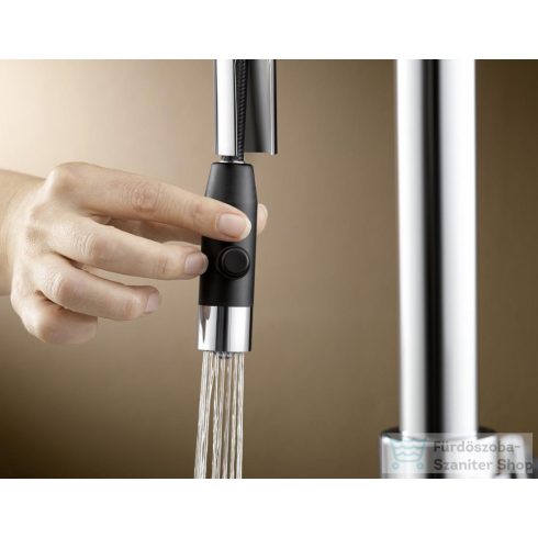 BLANCO Carena-S Vario Silgránit-look kihúzható fejes mosogató csaptelep, tartufo/króm 521376