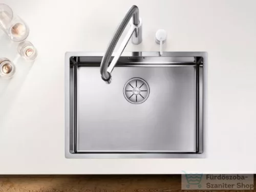 Blanco CLARON 550-IF rozsdamentes acél mosogató medence, selyemfényű acél 521578