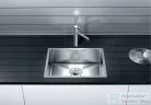 Blanco ZEROX 500-IF rozsdamentes acél mosogató medence, selyemfényű acél 521588