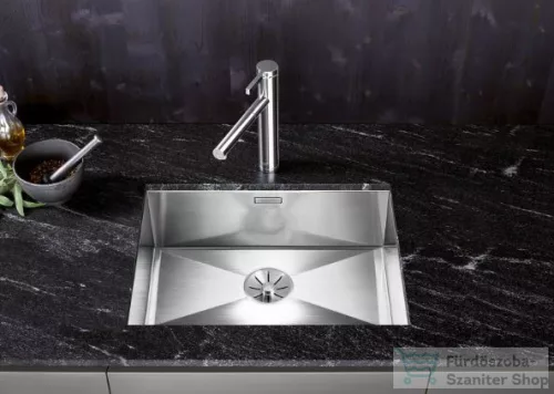 Blanco ZEROX 550-U rozsdamentes acél mosogató medence alulról való beépítéshez, selyemfényű acél 521591