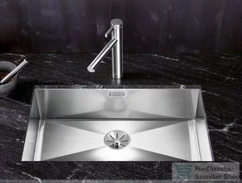 Blanco ZEROX 700-U rozsdamentes acél mosogató medence alulról való beépítéshez, selyemfényű acél 521593