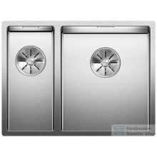   BLANCO CLARON 340/180-IF selyemfényű rozsdamentes acél mosogató medence, jobbos főmedencével 521608