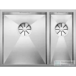   Blanco ZEROX 340/180-U rozsdamentes acél mosogató medence, balos főmedence, selyemfényű acél 521613