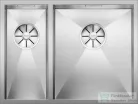 Blanco ZEROX 340/180-U rozsdamentes acél mosogató medence, jobbos főmedence, selyemfényű acél 521614