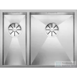   Blanco ZEROX 340/180-U rozsdamentes acél mosogató medence, jobbos főmedence, selyemfényű acél 521614