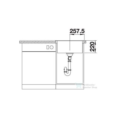 BLANCO PLEON 5 Silgranit mosogató medence palaszürke  521669