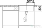 Blanco PLEON 6 SILGRANIT® mosogató medence, palaszürke 521679