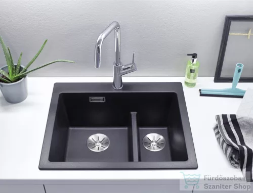 Blanco PLEON 6 SILGRANIT® Split mosogató medence, balos főmedence, antracit 521689