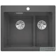 Blanco PLEON 6 SILGRANIT® Split mosogató medence, balos főmedence, palaszürke 521690