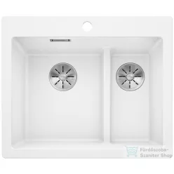   Blanco PLEON 6 SILGRANIT® Split mosogató medence, balos főmedence, fehér 521693